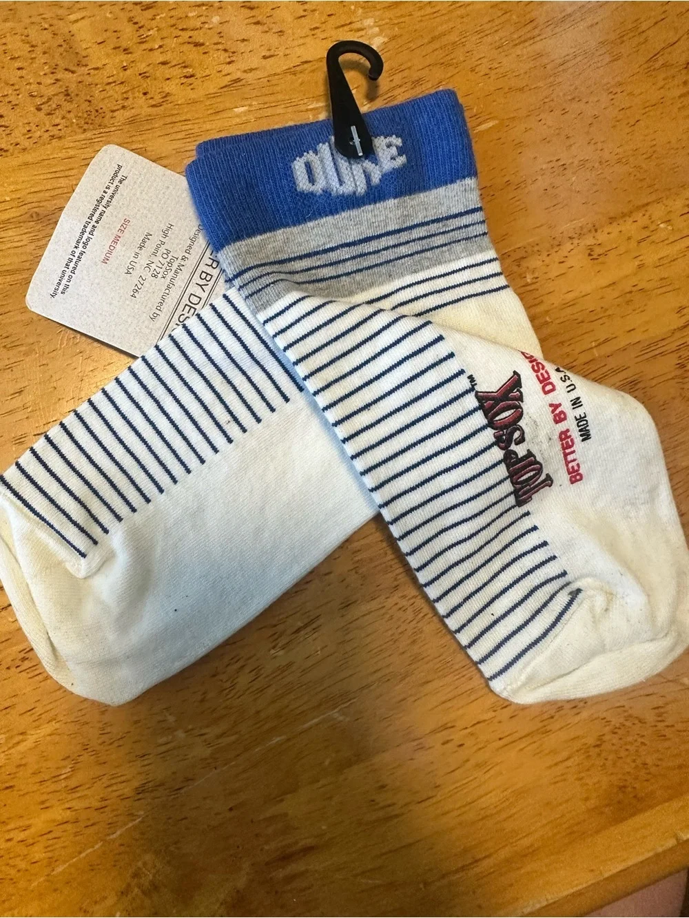 NWT Duke University ankle socks - plenty of stretch